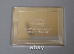 Franklin Mint Norman Rockwell's Fondest Memories Playing Hooky 3.42 Oz Sterling