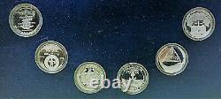 Franklin Mint Official Bicentennial Medals Of Original 13 States. 925 Ss Coins