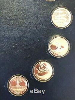 Franklin Mint Official Bicentennial Medals Of Original 13 States. 925 Ss Coins