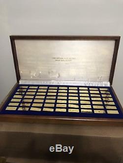 Franklin Mint Official Classic Car Collection 24 Kt Gold Plated on Silver 63 Bar