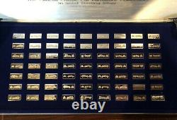 Franklin Mint Official Classic Cars Miniature Collection Sterling Silver Set