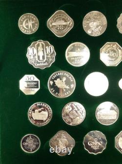 Franklin Mint Official Gaming Coins of the Worlds Great Casinos Sterling Silver