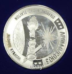 Franklin Mint Official NASA Manned Space Flight Emblems 25pc 14.87 oz Silver