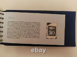 Franklin Mint Official Silver Emblems Of The 50 World's Greatest Automobiles Coa