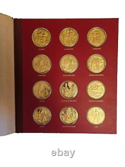 Franklin Mint Opera Most Beautiful Moments 60 Gold on Sterling Silver 73 troy oz