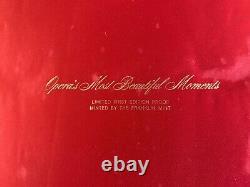 Franklin Mint Opera's Most Beautiful Moments 60 Sterling Silver Coins in Album