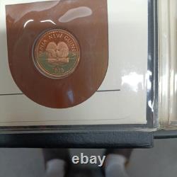 Franklin Mint Papua New Guinea 1975 Official Currency 5 Kina 10 Silver Coin