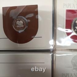 Franklin Mint Papua New Guinea 1975 Official Currency 5 Kina 10 Silver Coin