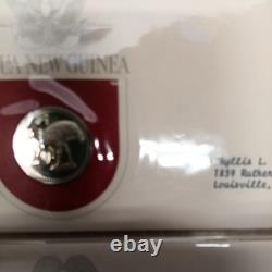 Franklin Mint Papua New Guinea 1975 Official Currency 5 Kina 10 Silver Coin