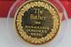 Franklin Mint Portraitbathermedal 24kt G. E. P Over Sterling Silver Jean Auguste