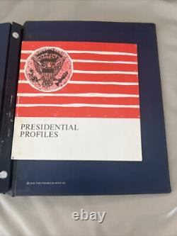 Franklin Mint Presidential Commemorative Proof Set of 36 Sterling Silver Medals
