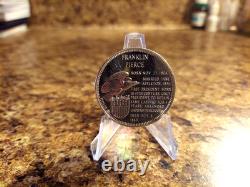 Franklin Mint Presidential Commemorative Silver Medal Franklin Pierce Read