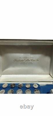 Franklin Mint Presidential Mini Coin Set First Edition Sterling Silver 36 Coins