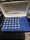 Franklin Mint Presidential Mini-coin Set Silver First Edition Blue Case
