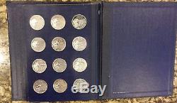 Franklin Mint Presidential Sterling Silver 36 Medals American Express Lot S 39