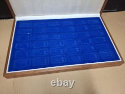 Franklin Mint Presidentsl Display case for Silver Bars 36 Spots- 23.7 x 14.7