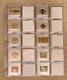 Franklin Mint Railroad Emblem Silver Bars Complete Set Of 50 In Display Case