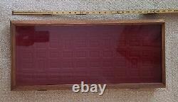 Franklin Mint Railroad Emblem silver bars Complete set of 50 in Display case