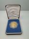 Franklin Mint Rev. William F. Drobel Sterling Silver Gold Electro Medal 27.25g