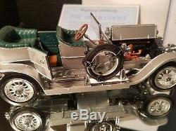 Franklin Mint Rolls Royce 1907 Silver Ghost 124 Scale Diecast A126