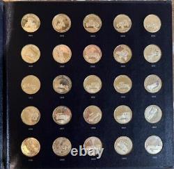 Franklin Mint Series 1 Antique Car Coins (25) 1st Edition Proof Sterling Silver