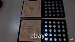 Franklin Mint Series 1 and 2 Collection of Sterling Silver Antique Car Coins