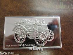 Franklin Mint Silver Bars Automobile Collection 91.66 ounces Sterling Silver