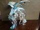 Franklin Mint Silver-blue Dragon Lord Of The Ice Realm By Michael Whelan