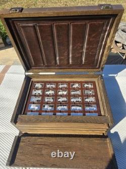 Franklin Mint Silver Car Ingot Collection Mint Condition 211 Oz Very Rare Set