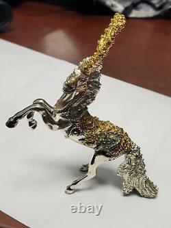 Franklin Mint Silver Circus By Sascha Brastoff Horse And Clown Sterling Silver