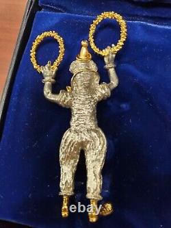 Franklin Mint Silver Circus By Sascha Brastoff Horse And Clown Sterling Silver
