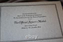 Franklin Mint Silver Coin Signers of the Declaration 56 Pc Sterling 58.3 oz