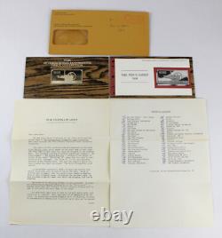 Franklin Mint Silver Ingot Limited 1st Ed 50 Proof International Locomotive Set
