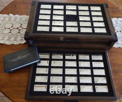 Franklin Mint Silver Ingot Limited 1st Ed Proof International Locomotive Set