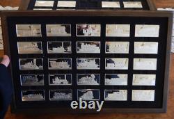 Franklin Mint Silver Ingot Limited 1st Ed Proof International Locomotive Set