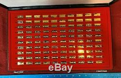 Franklin Mint Silver Ingots 100 Worlds Great Performance Cars Collection 104a