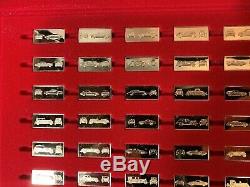 Franklin Mint Silver Ingots 100 Worlds Great Performance Cars Collection 104a