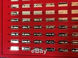 Franklin Mint Silver Ingots 100 Worlds Great Performance Cars Collection 104a