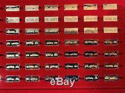 Franklin Mint Silver Ingots 100 Worlds Great Performance Cars Collection 104a