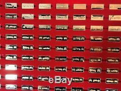 Franklin Mint Silver Ingots 100 Worlds Great Performance Cars Collection 104a