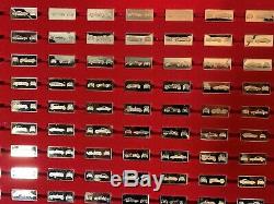 Franklin Mint Silver Ingots 100 Worlds Great Performance Cars Collection 104a