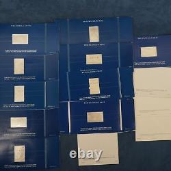 Franklin Mint Silver Ingots Emblems of the World's Greatest Auto's-Free Ship USA