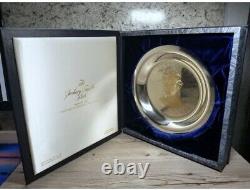 Franklin Mint Silver Plate Commemorative Historical Vintage WithBox & COA