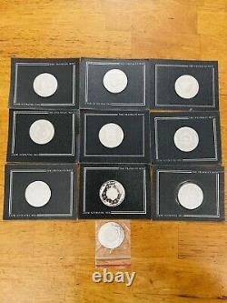 Franklin Mint Silver Proof Lot British Virgin Island Caribbean Treasure 10 Coin