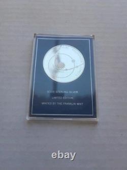Franklin Mint Solid Sterling Silver Coin of The Comet Kohoutek Eyewitness Medal