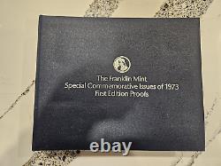 Franklin Mint Special Commemorative Issues of 1973 First Edition Silver Proofs