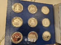 Franklin Mint Special Commemorative Issues of 1973 First Edition Silver Proofs