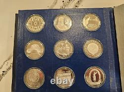 Franklin Mint Special Commemorative Issues of 1973 First Edition Silver Proofs