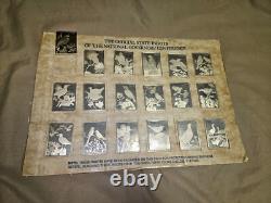 Franklin Mint State Sterling Silver Bars National Governors Birds/Flowers