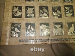 Franklin Mint State Sterling Silver Bars National Governors Birds/Flowers